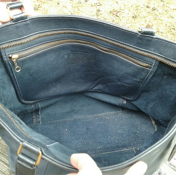Large vingtage Coach tote - Picture 4 of 5