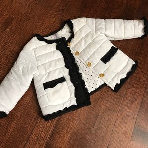 Girls Little Me Quilted Jacket 12M
