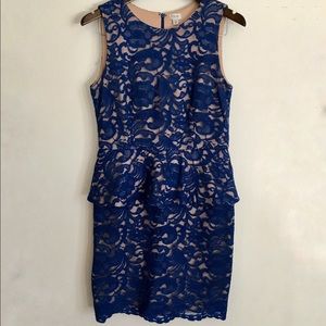 Cache Peplum Cocktail Dress
