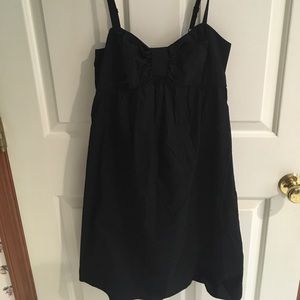 Black dress with bow