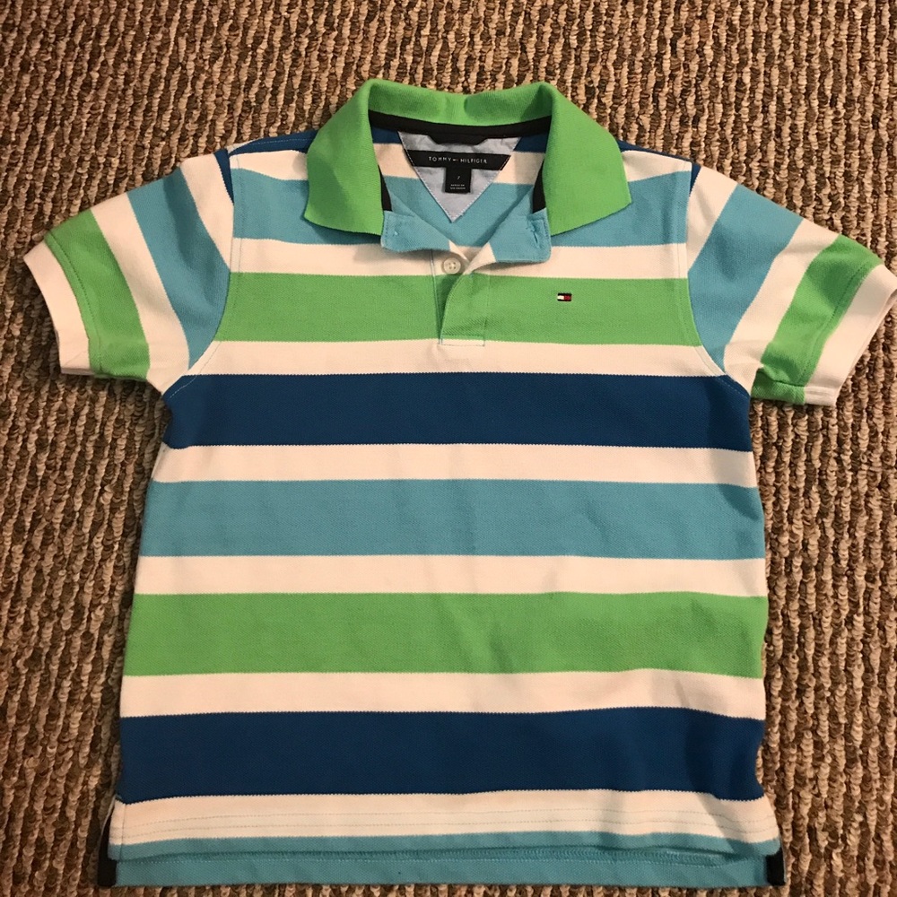 Little Boys Tommy Hilfiger polo Size 7- $5