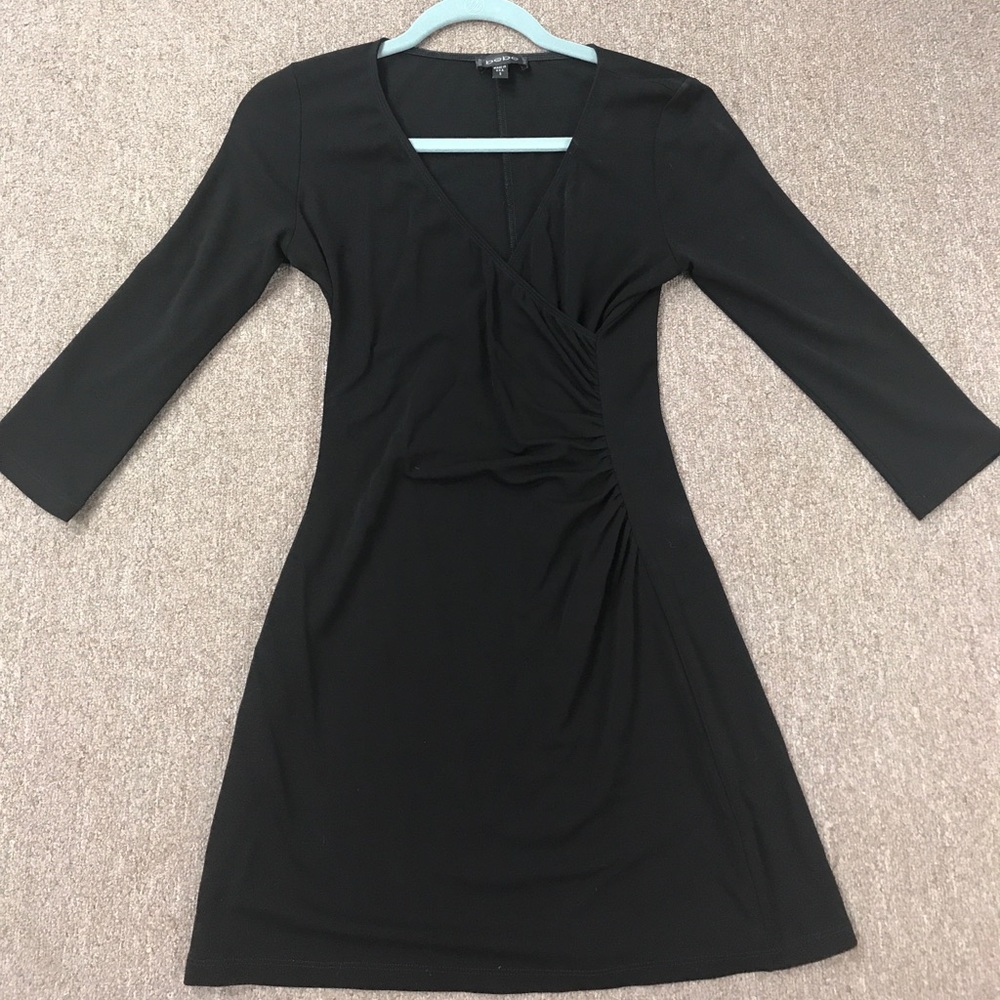 Black Bebe fitted dress