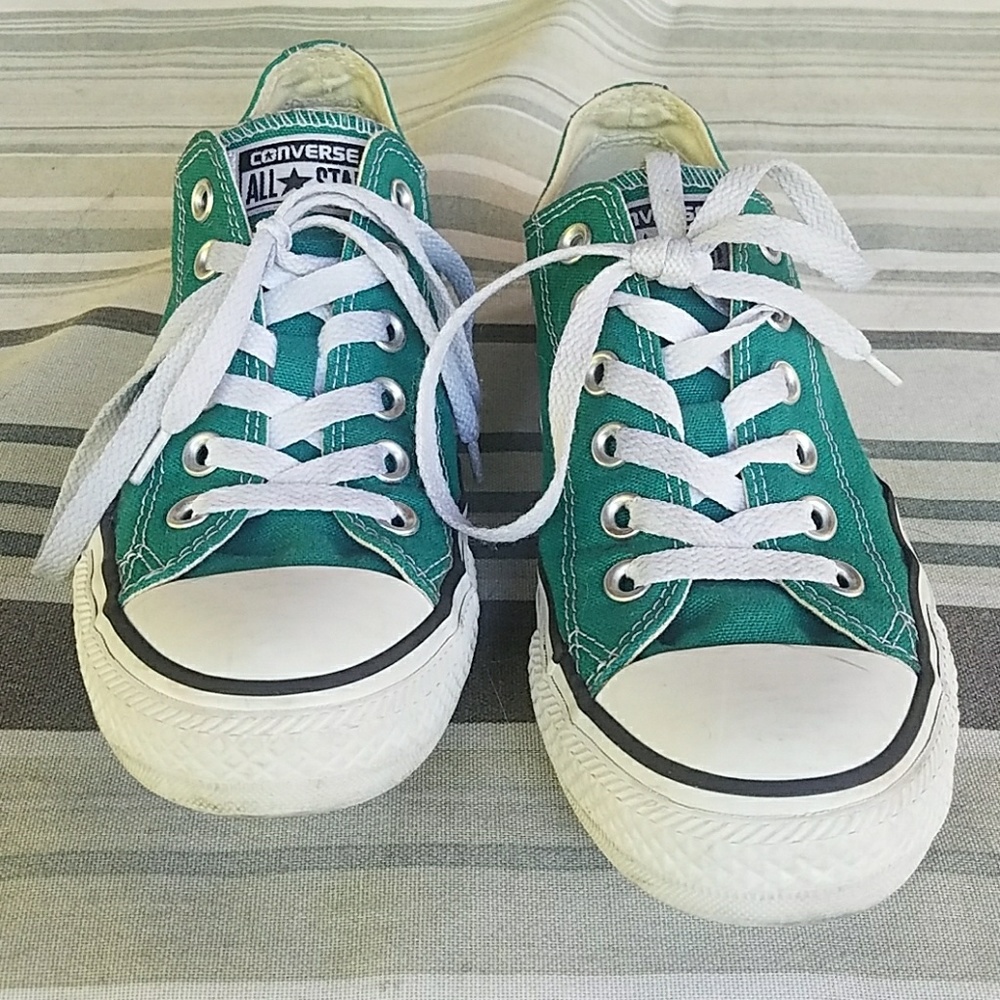 Teal blue Converse