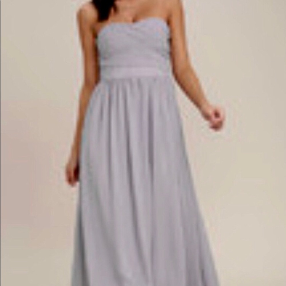 Strapless ball gown