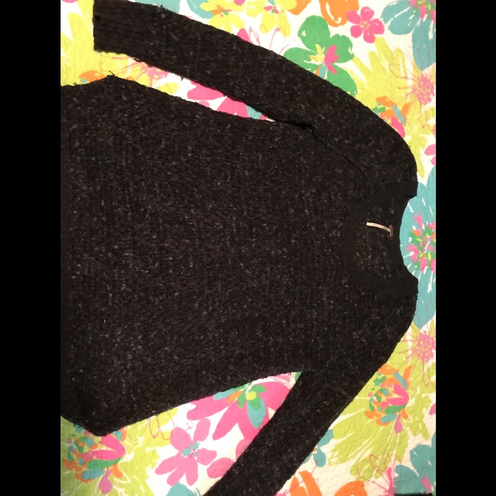 Free People knitted purple sweater