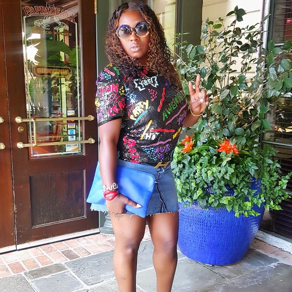 Stunning sequin party shirt 🎉