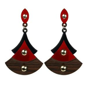 Fan Shaped Earrings
