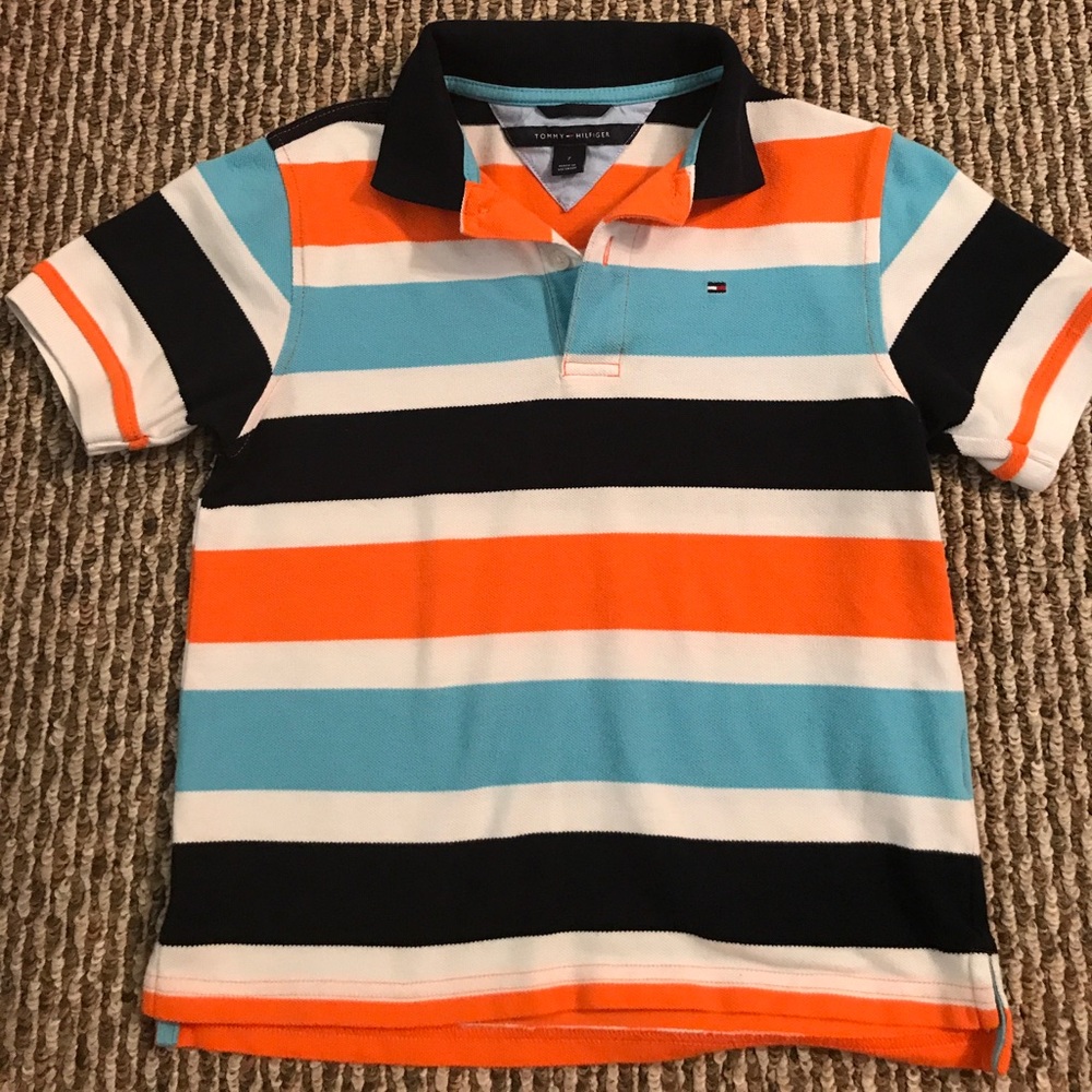 Little boys Tommy Hilfiger polo Size 7- $5