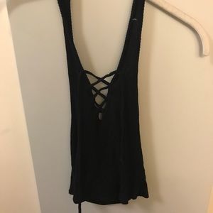 lace up halter top