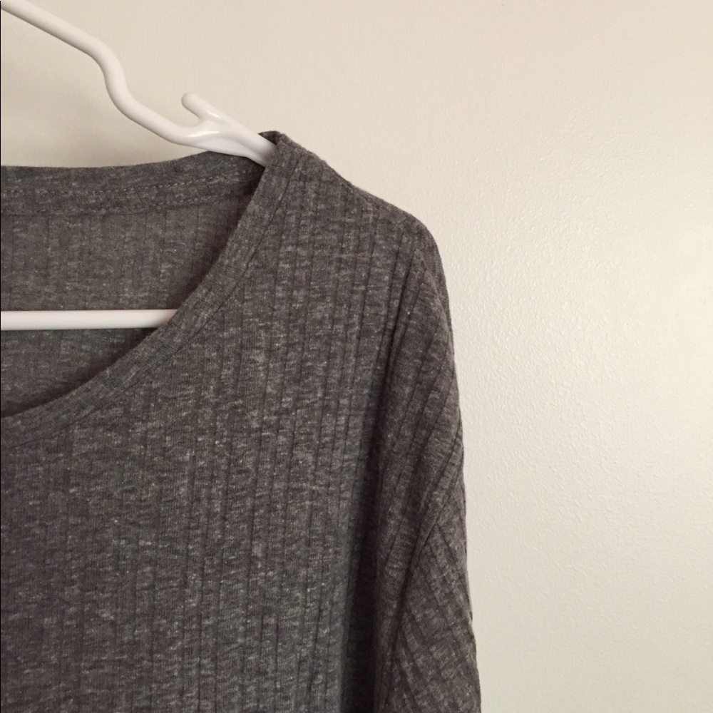 Ribbed Long Sleeve Tee