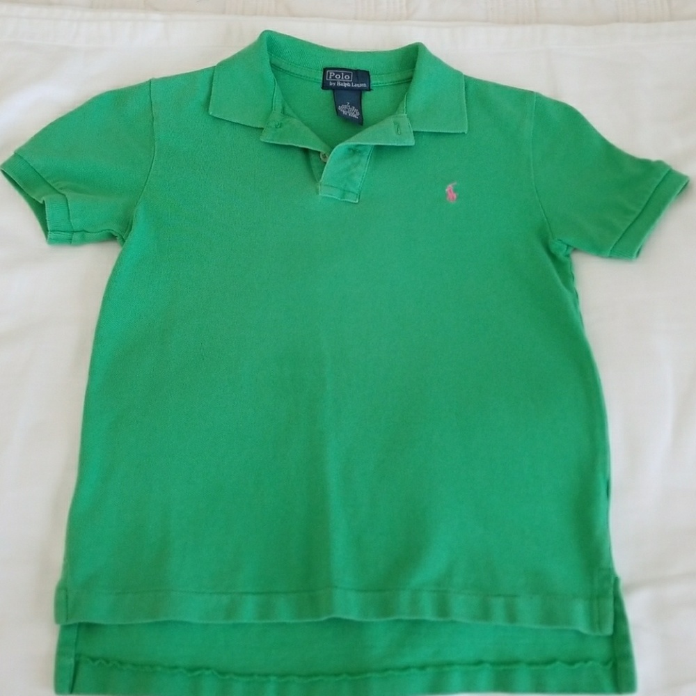 Boys Green Polo Shirt
