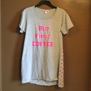 BUT FIRST COFFEE T-shirt Night Gown