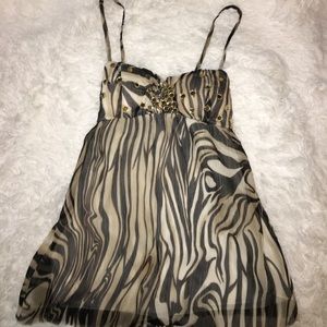🛍ZEBRA BABY DOLL TOP