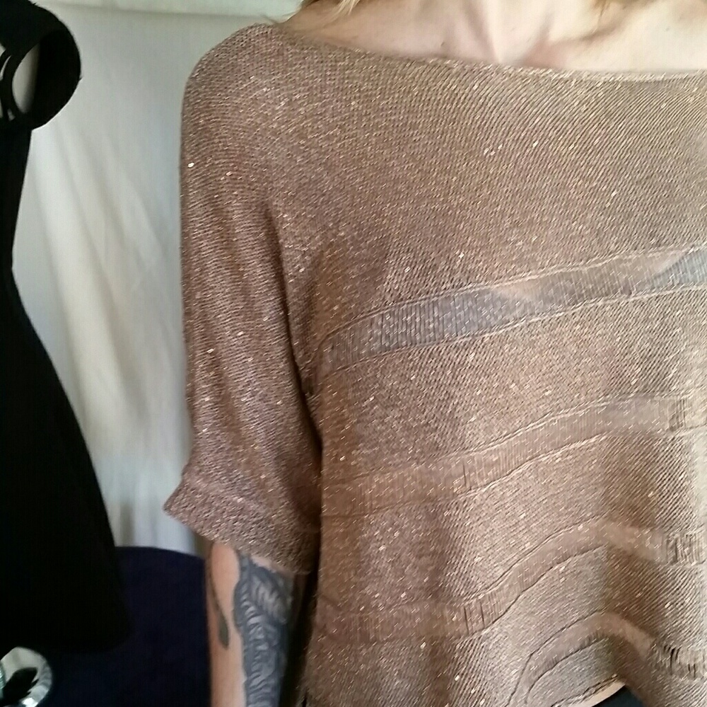 Rock & Republic, womens open neck sweater