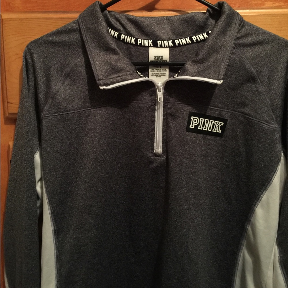 Pink Victoria Secret ULTIMATE pullover half zip
