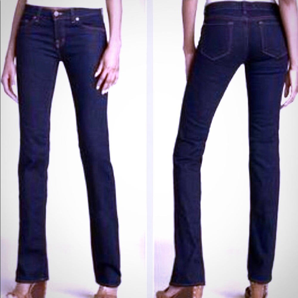 J Brand Straight Leg Dark Wash Jeans
