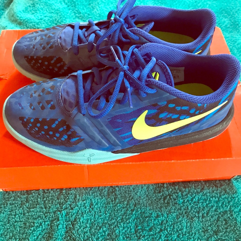 Kobe blue tennis shoes!