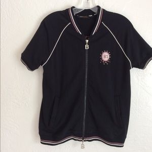 BCBG vintage maxazria bling zip up sweatshirt jacket