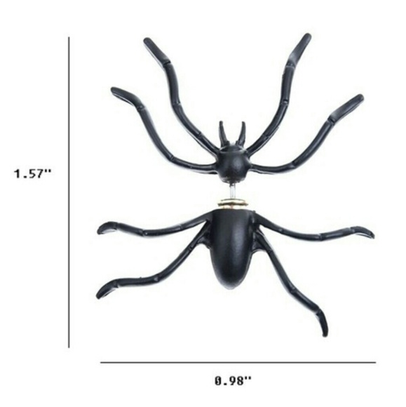 Spider earrings. - Picture 2 of 3