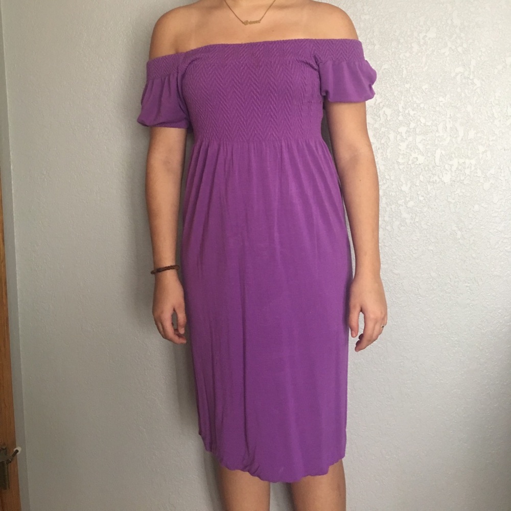 Purple sundress