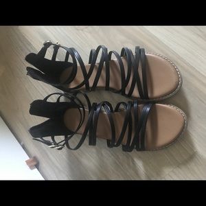 Black sandals