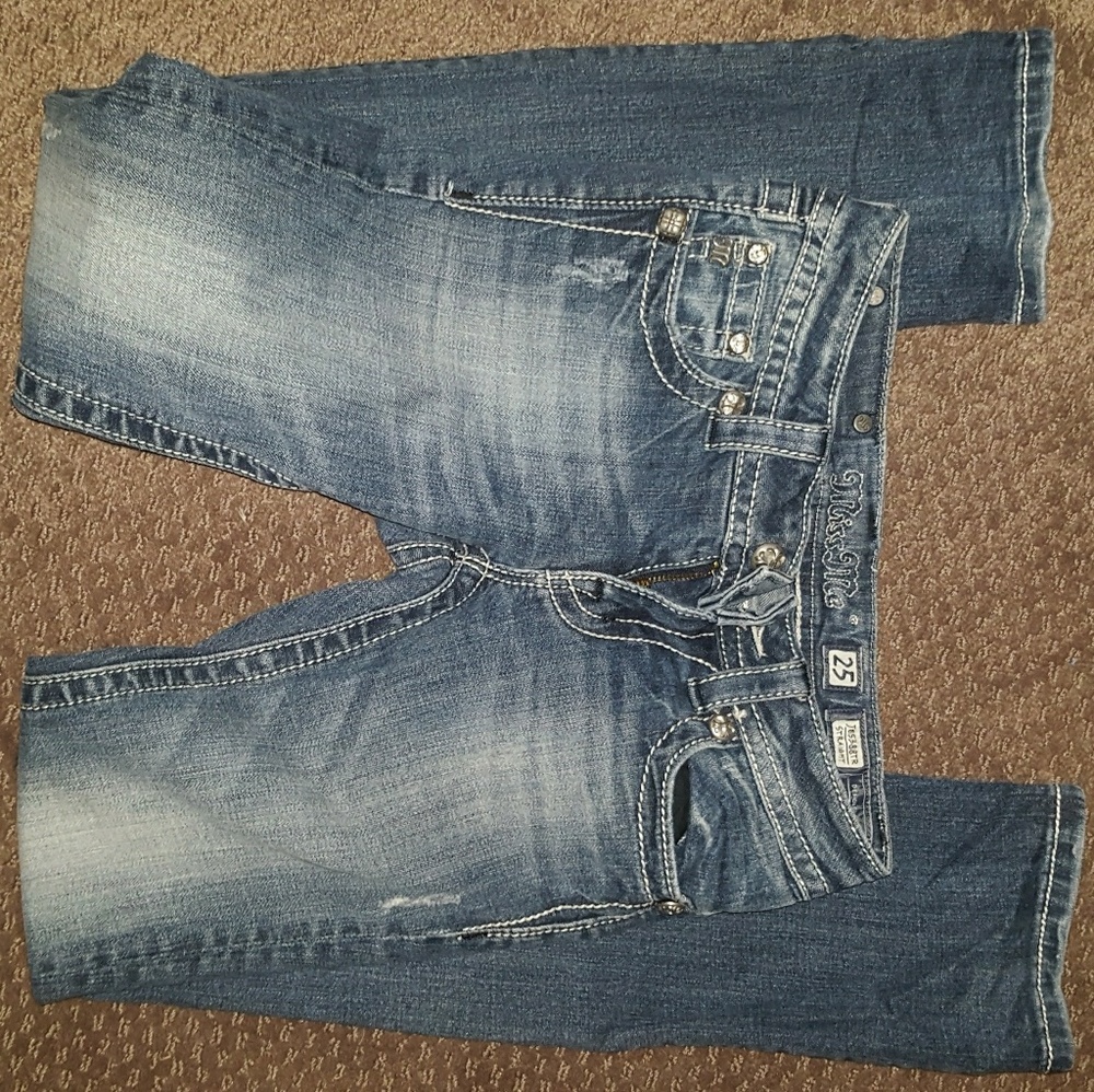 Miss me size 25 straight