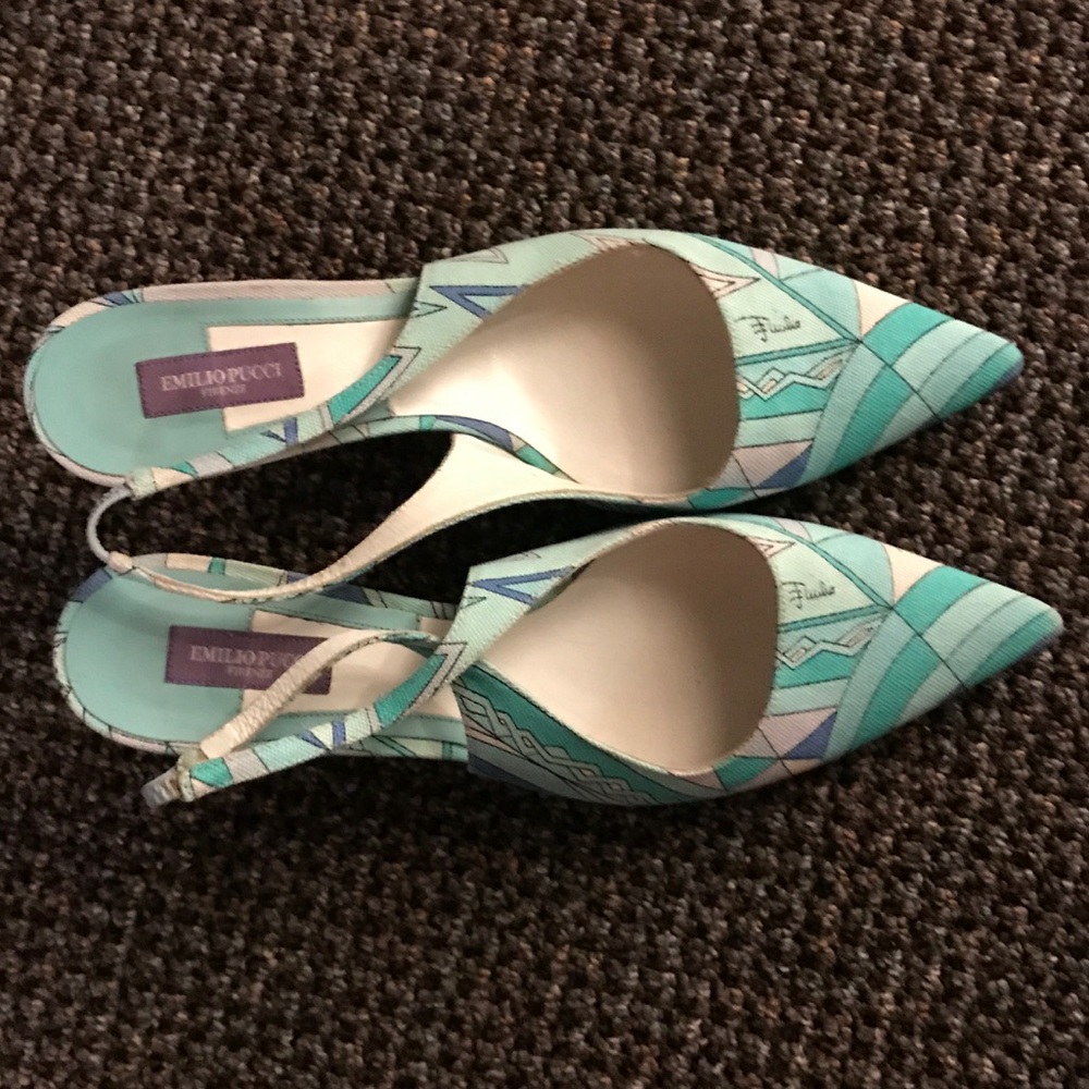 Emilio Pucci sling backs