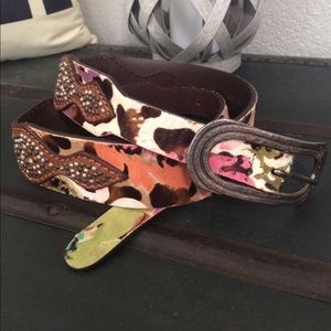 Authentic Rare Post & Co. Italian Leather Belt