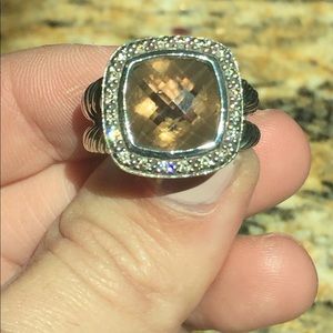 David Yurman 11mm silver Albion Ring size 7.5