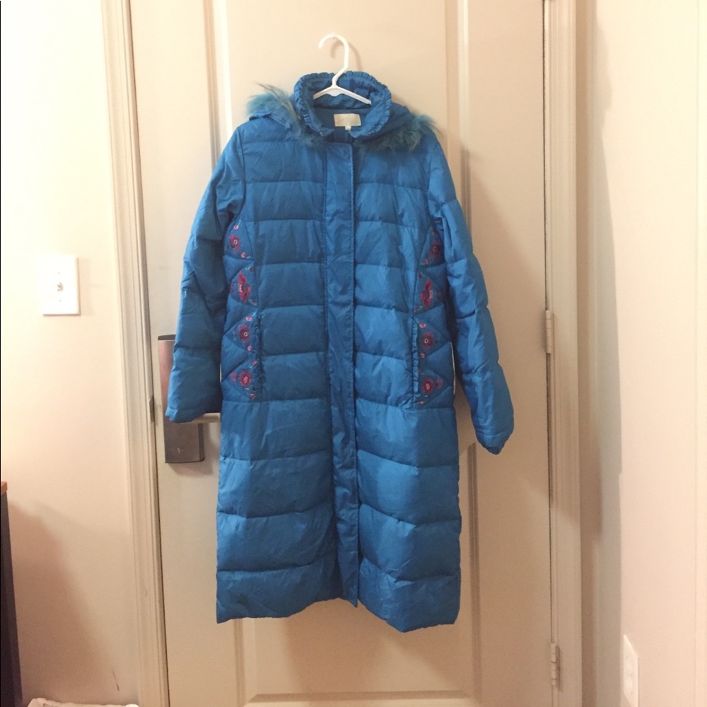 Fairytale Dark Blue Down Jacket