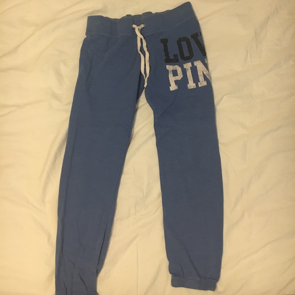 Blue sweatpants