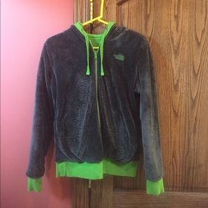 North face zip-up hoodie