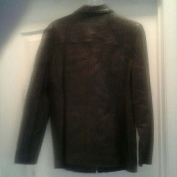 NWT WOMEN'S ALFANI LEATHER JACKET, SIZE XL - Picture 2 of 2