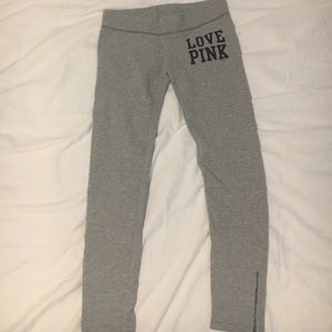 Grey "love pink" leggings