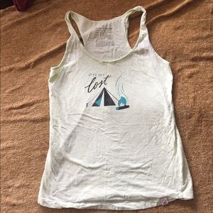 Light lime green racerback tank