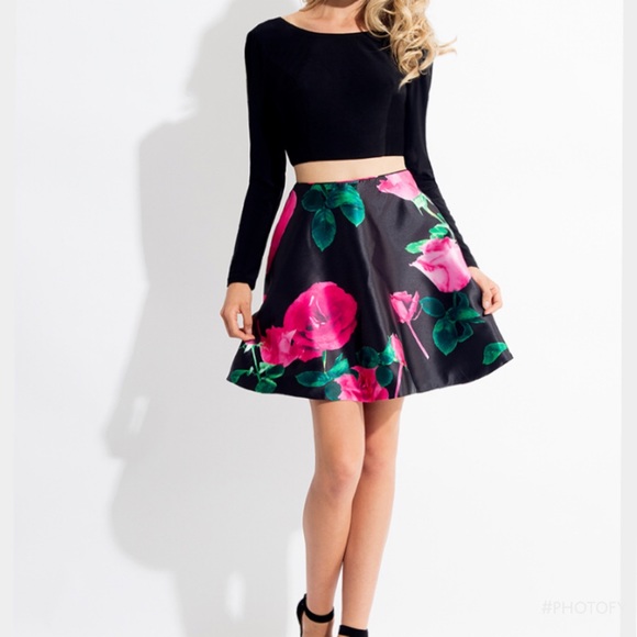 New w/Tag Rachel Allen 4443 Black & Hot Punk Sz 4 - Picture 1 of 1