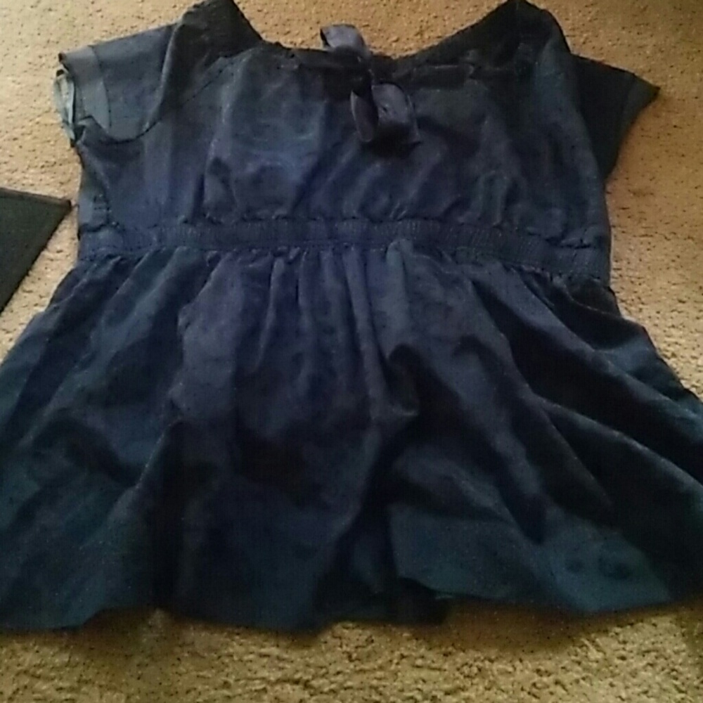 Cato blue blouse
