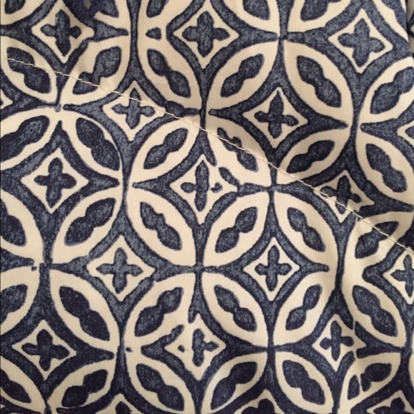 HOLD Lands' End Blue & White Designed Jacket-NWOT - Picture 4 of 5