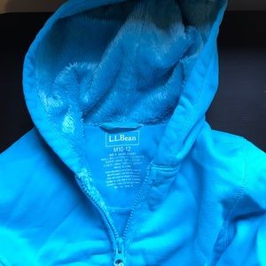 Barely worn girls zip up hoodie