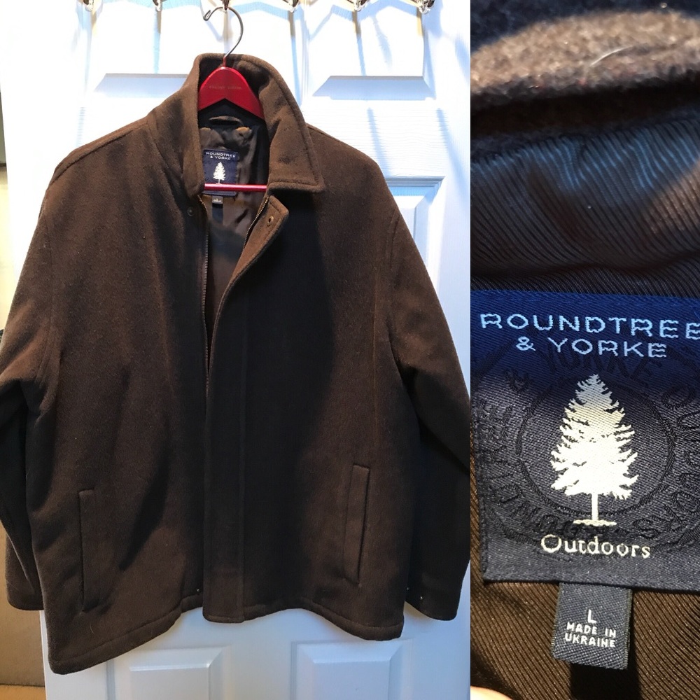 Roundtree and Yorke Wool Coat