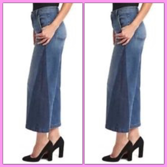 🎒 Super Cute AUTHENTIC wide-leg crop high rise 🎒 - Picture 3 of 7