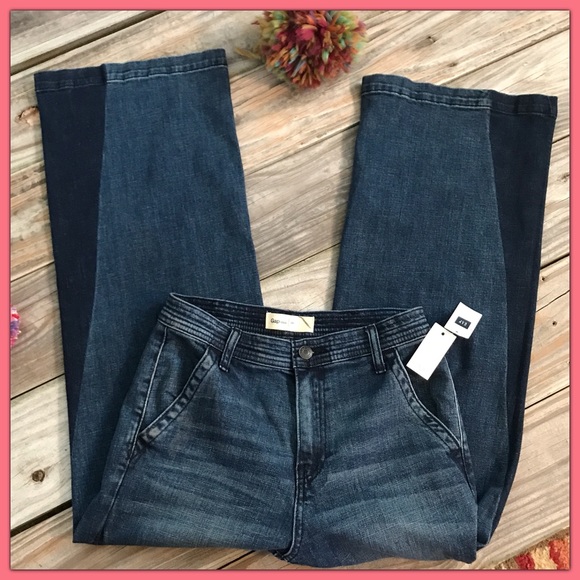 🎒 Super Cute AUTHENTIC wide-leg crop high rise 🎒 - Picture 4 of 7