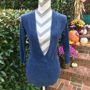 BEBE Deep V Tunic- XS