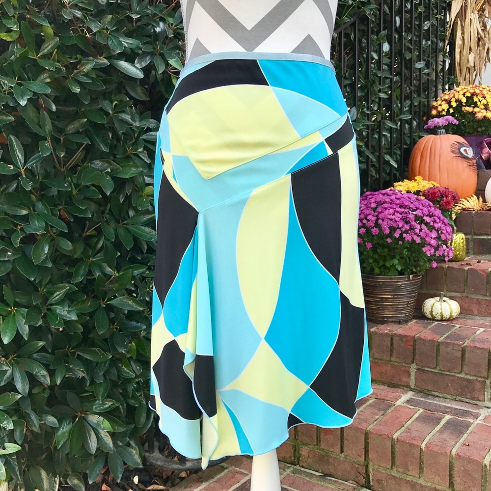 Express Ruffle Knee Length Skirt