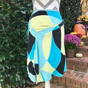 Express Ruffle Knee Length Skirt