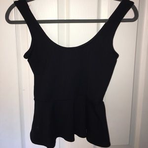 Black crop top