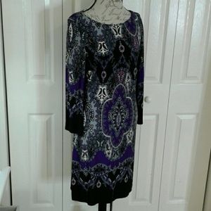 Purple Pattern Dress