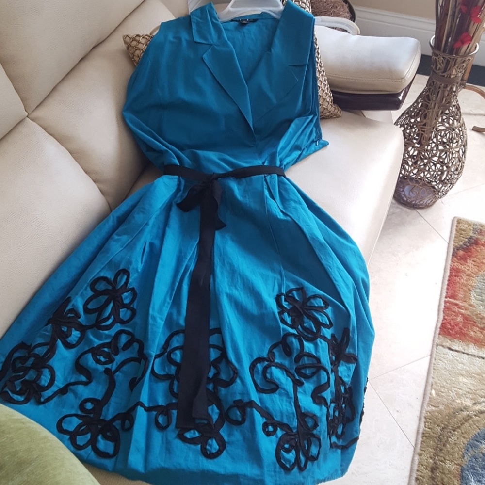 Gorgeous Turquoise Knee Length Dress
