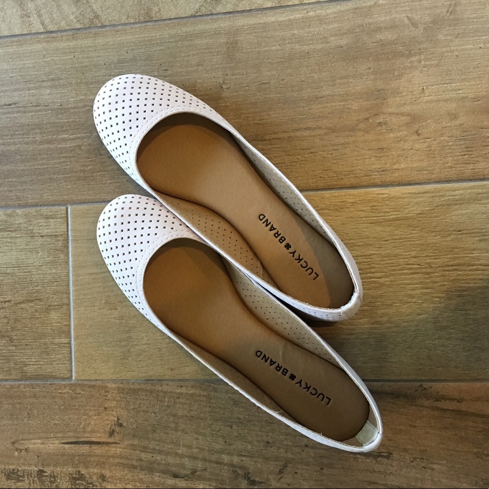Lucky Brand everlee blush flats 8.5 LOWEST
