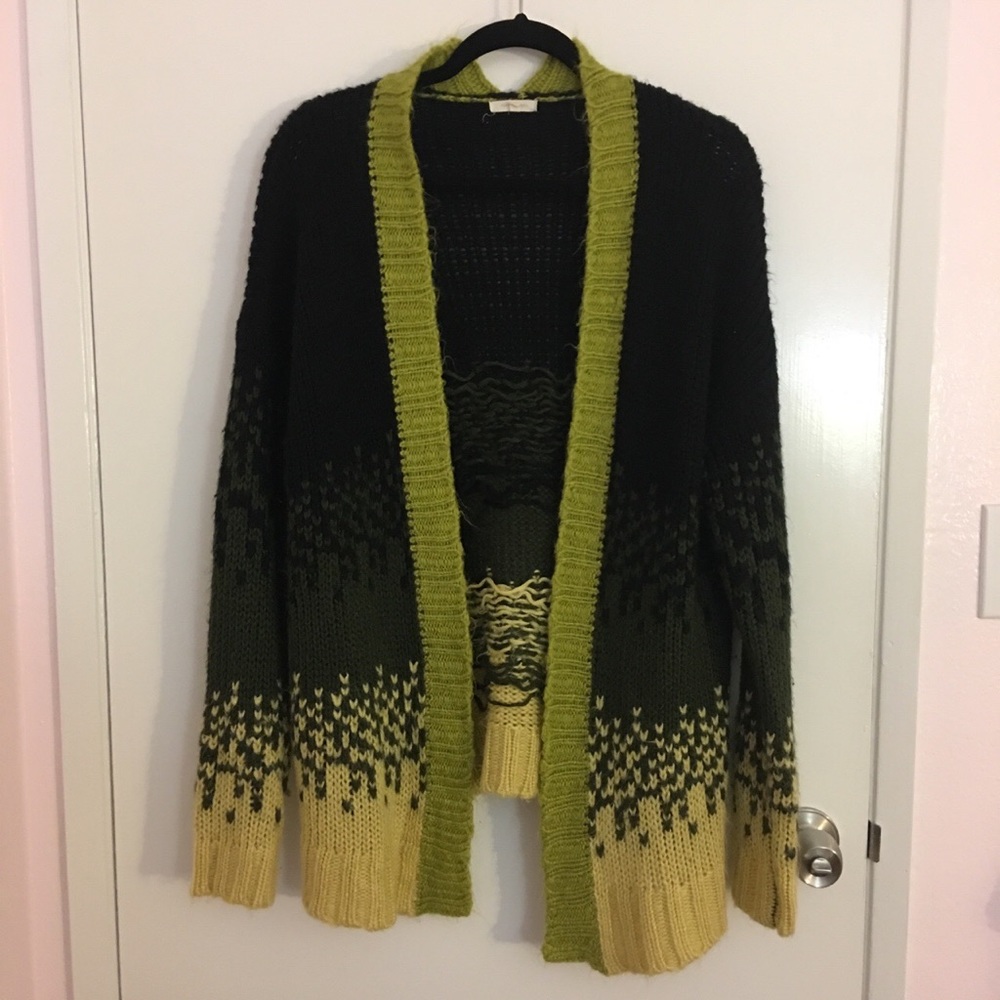 GREEN CARDIGAN